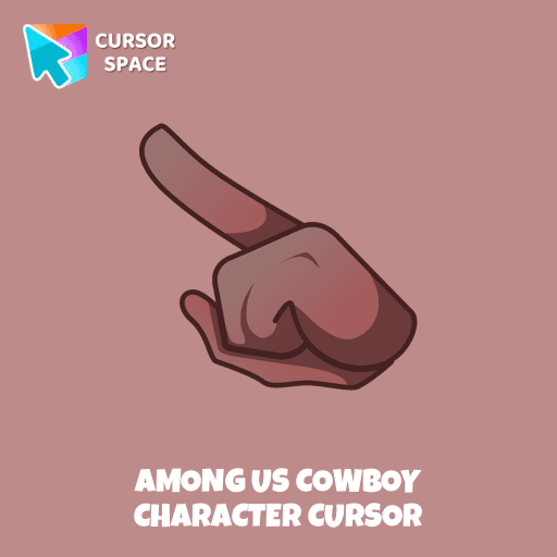 Among Us Cowboy Character cursor arrow cursor